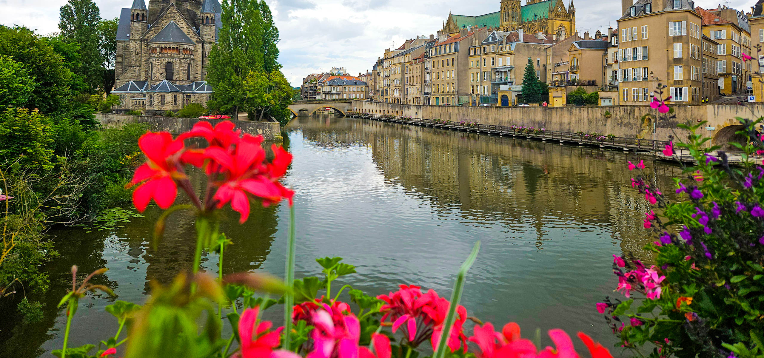 View of river on the Moselle Bike and Barge Tour