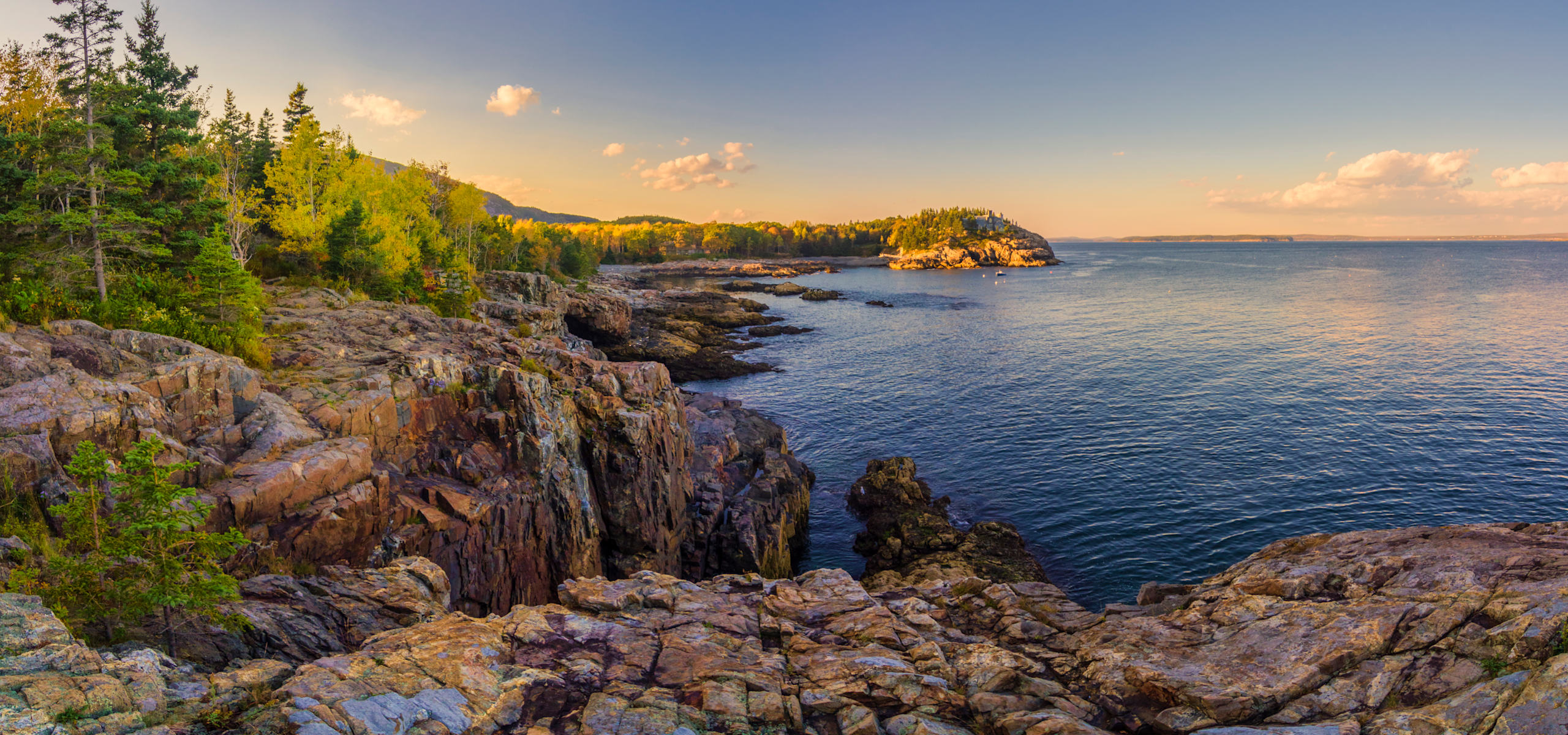 Coastal View of Acadia National Park