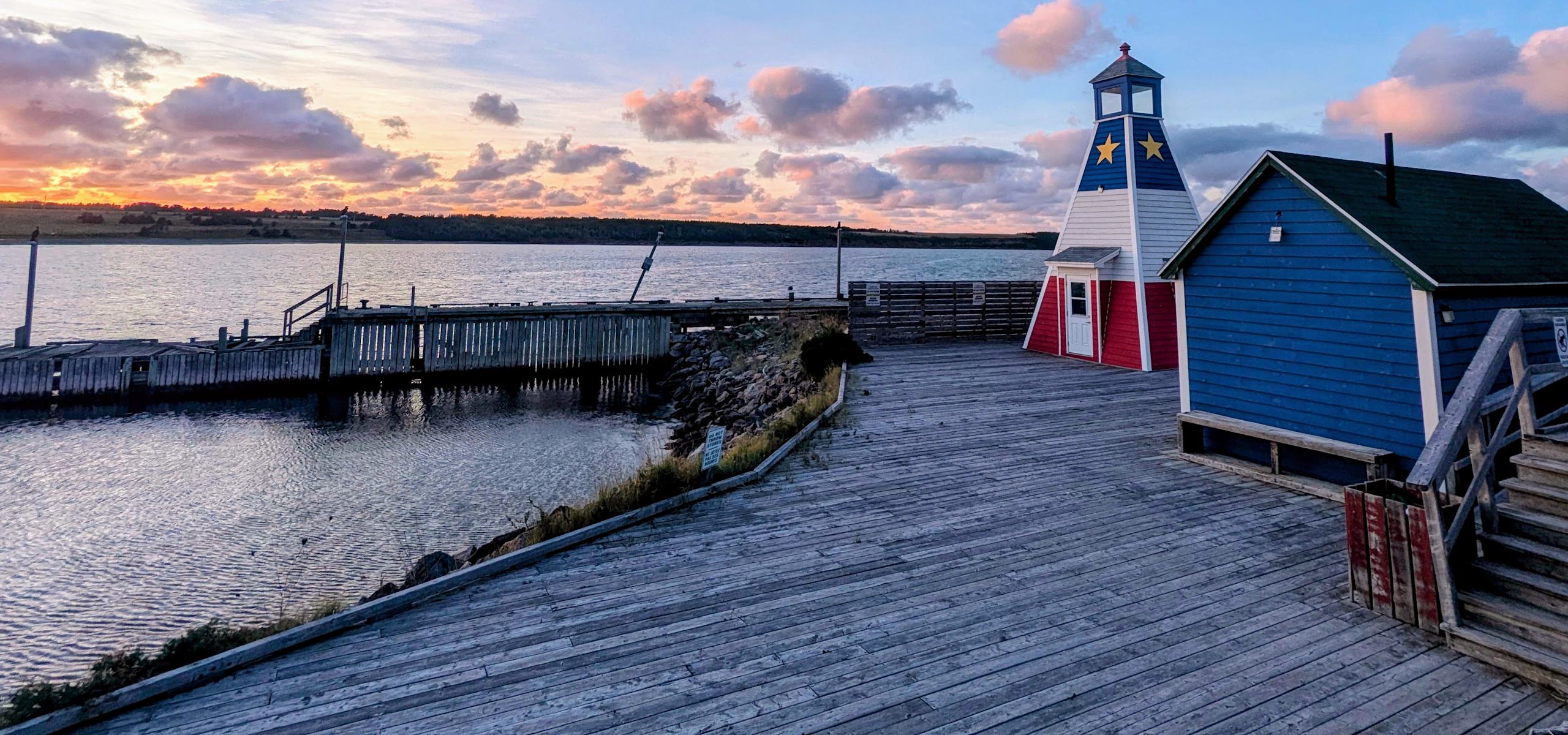 View of lighthouse on Nova Scotia