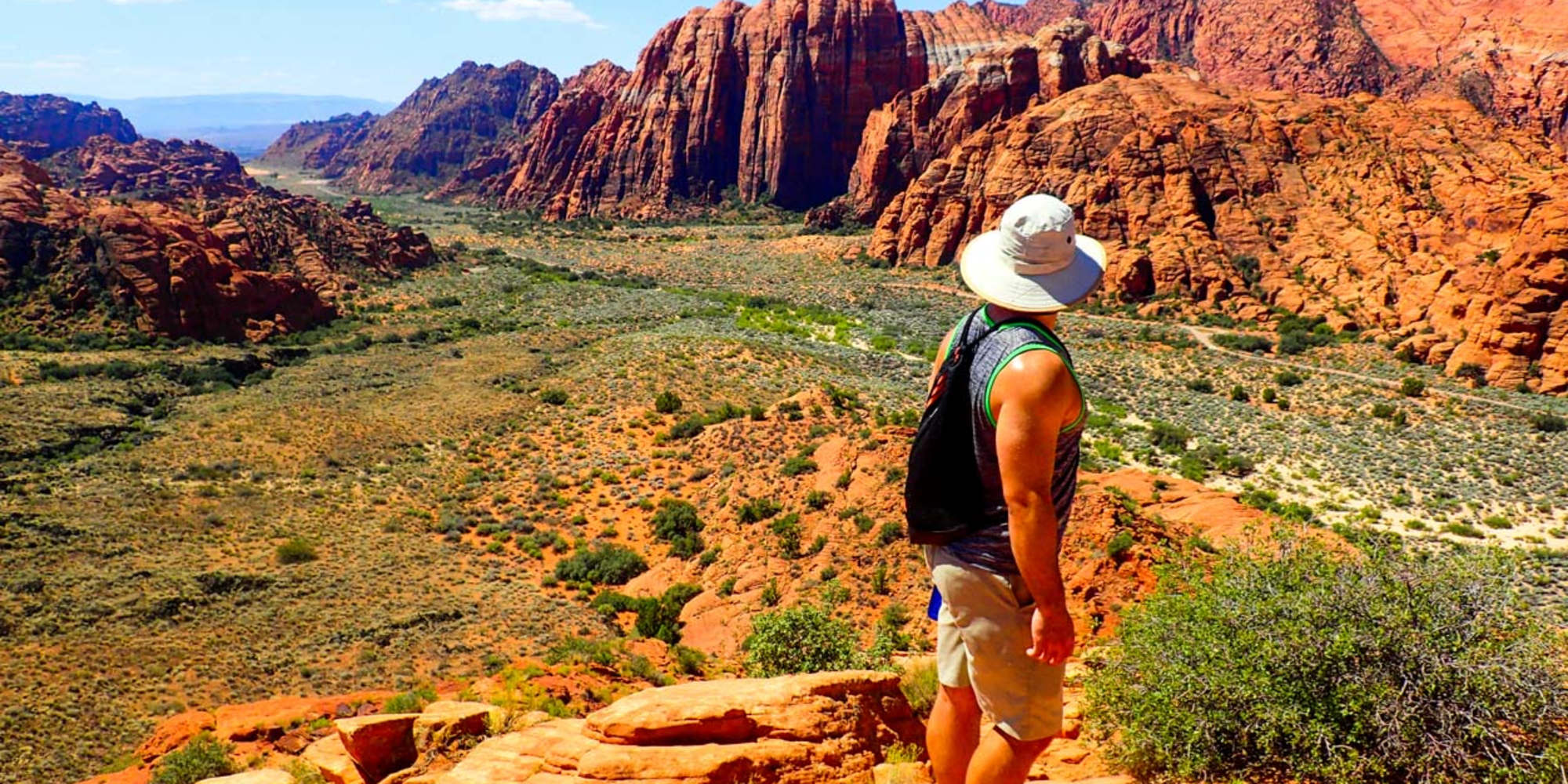 Guest taking in the views on a hike in Bryce Canyon National Park