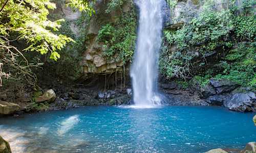 Stunning waterfall pool in Costa Rica