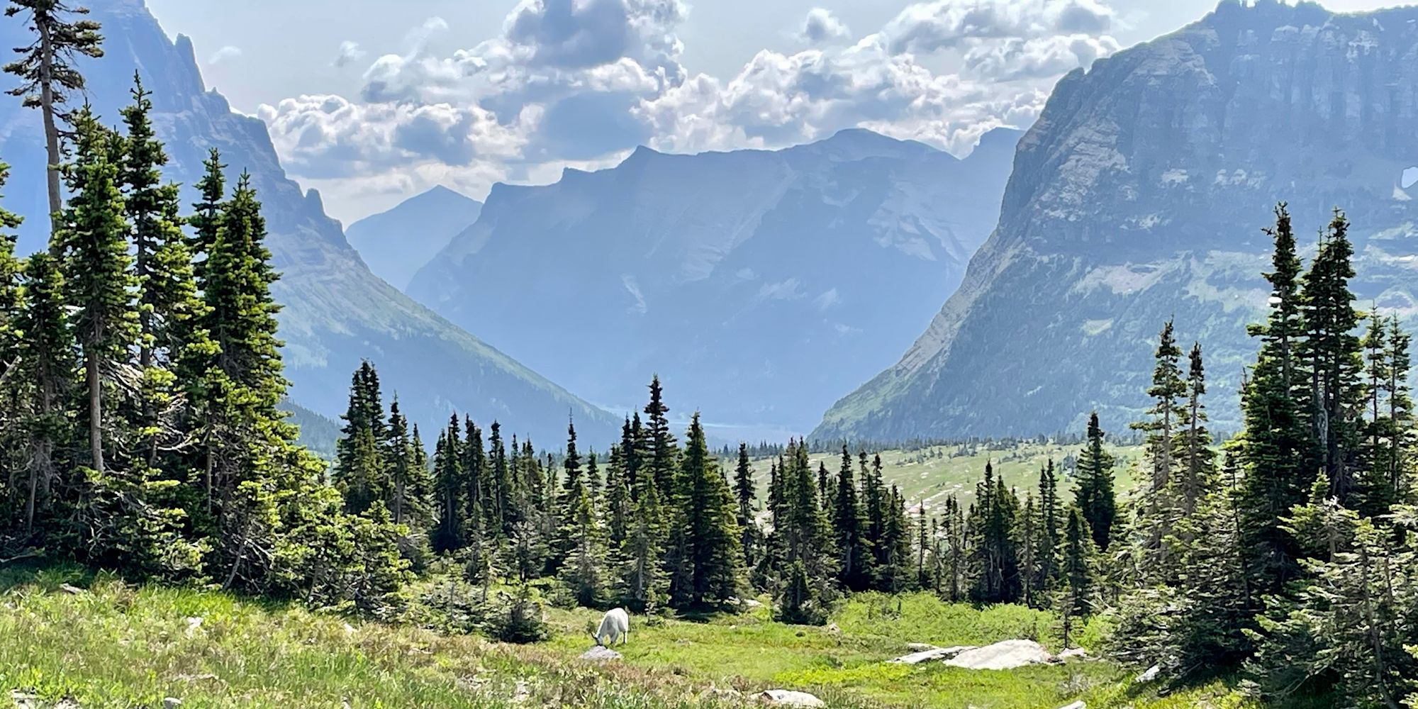Typical scenery found in Glaci