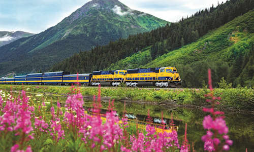 Alaska Railroad train journey